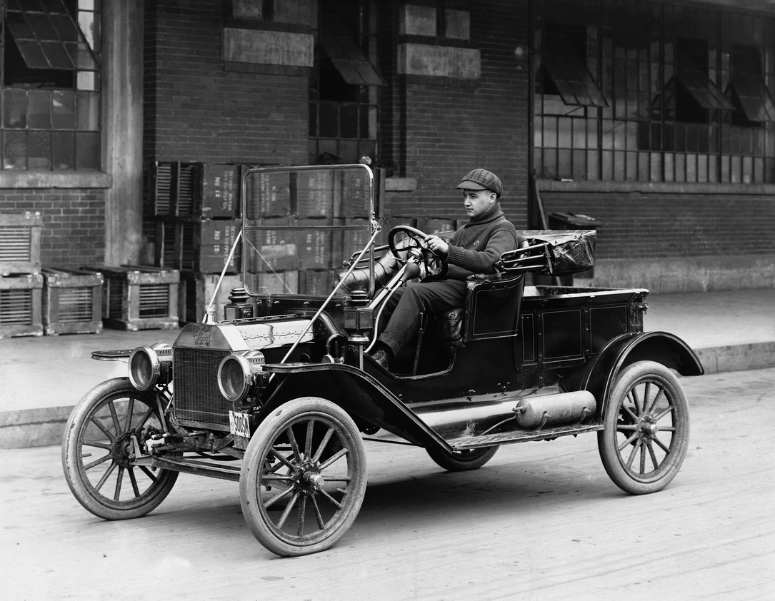 Форд модель т 1908 чб